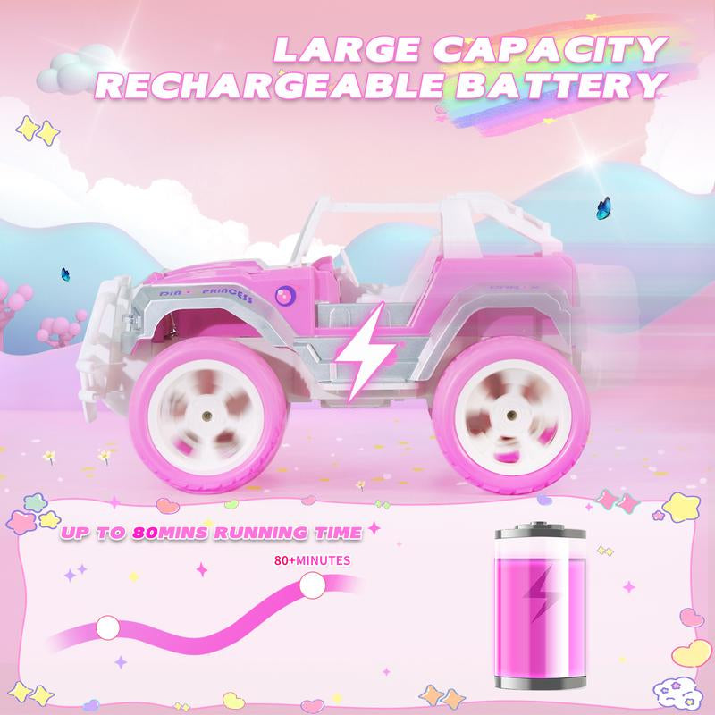 Carox RC Car for Girls, with Rechargeable Battery, 1:16 Scale 2.4Ghz