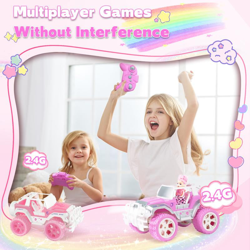 Carox RC Car for Girls, with Rechargeable Battery, 1:16 Scale 2.4Ghz