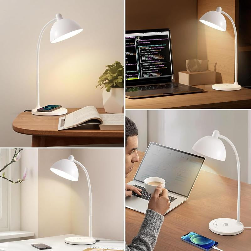 BOHON LED Desk Lamp with USB Charging Port