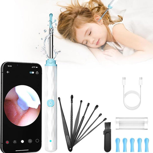FONENYCA Ear Wax Removal Kit with Light and Camera Compatible with IOS & Android