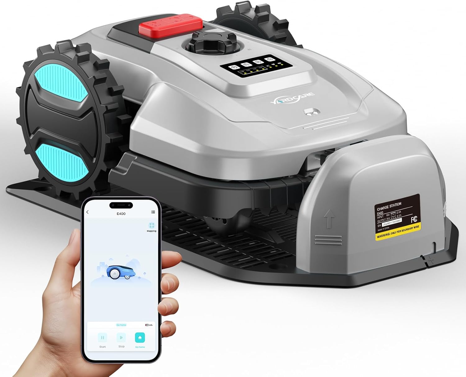 Robotic Lawn Mower – App-Controlled, Self-Charging, Automatic Mower, Ideal for Lawns up to 4300 Sq.Ft
