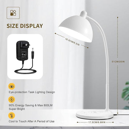 BOHON LED Desk Lamp with USB Charging Port
