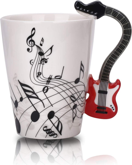 Guitar Ceramic Mug 12.9 Oz